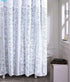 Romance Lace Fabric Shower Curtain with Attached Valance 70 X 72 Long