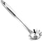 Pleafind Spaghetti Spoon, One-Piece Stainless Steel Pasta Server with Comfort Grip Design, 13-Inch Silver Scoop
