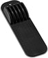 Madesmart Classic 5-Slot Knife Holder Storage Mat, Soft-Grip Kitchen Knife Block, Carbon