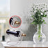 STANDOUTELROAL (White) Artificial Pearl Necklace Floating Wine Rack, Metal Wine Bottle Holder, Wine Bottle Stand