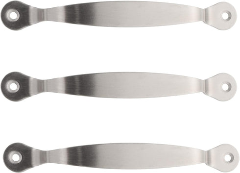 Cutting Board Handles Cabinet Pulls: 3pcs Stainless Steel Drawer Handles for Kitchen Butcher Board, Side Pulls