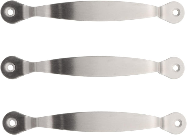 Cutting Board Handles Cabinet Pulls: 3pcs Stainless Steel Drawer Handles for Kitchen Butcher Board, Side Pulls