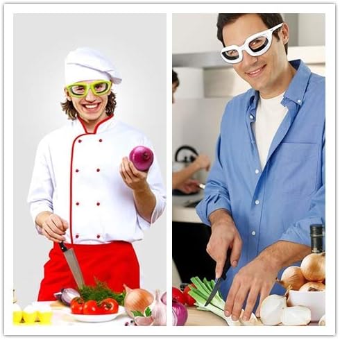 Unisex Tear Proof Cut Onion Goggles - Safety Glasses for Kitchen, Cooking, BBQ, Cleaning, Cycling; OG1
