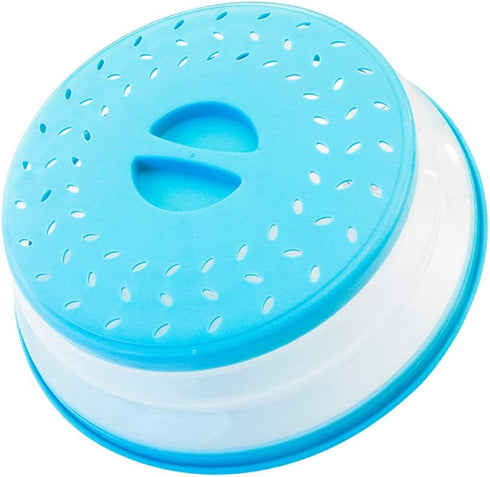 Pack of 2 Collapsible Microwave Food Cover, Vented Microwave Lid for Food, 10.5inch, BPA Free
