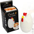 Chicken Shaped Microwave Egg Boiler for Perfectly Cooked Eggs in Minutes, Microwave Egg Cooker, White