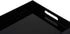 Handles-10x10Inch-Serving Countertop KEVLANG Glossy Black Sturdy Acrylic Serving Tray