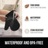 GORILLA GRIP BPA-Free Soft Silicone Oven Mitts, 14.5x8.3, Heat Resistant Cooking Gloves, Set of 2, Black