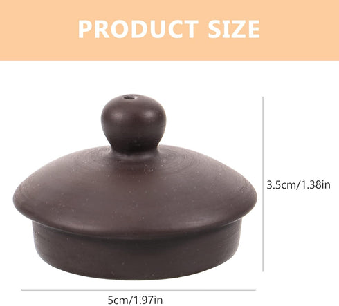 Yardwe Tea Kettle Lid Teapot Replacement Lid Tea Kettle Cover Purple Clay Tea Pot Chinese Kungfu Teapot Top Lid with Knob for Blooming and Loose Leaf Tea Maker Replaceable Lid for Teapot by Yardwe