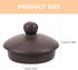 Yardwe Tea Kettle Lid Teapot Replacement Lid Tea Kettle Cover Purple Clay Tea Pot Chinese Kungfu Teapot Top Lid with Knob for Blooming and Loose Leaf Tea Maker Replaceable Lid for Teapot by Yardwe