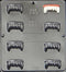 Candy Molds N More Dracula Vampire Teeth Chocolate Candy Mold, Item 947