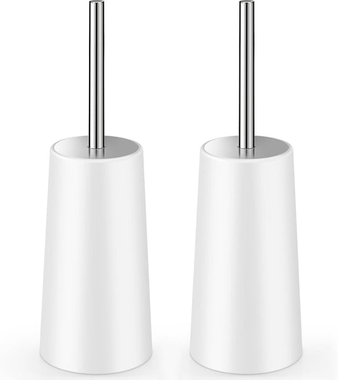 IXO Toilet Brush and Holder, 2 Pack Toilet Brush with 304 Stainless Steel