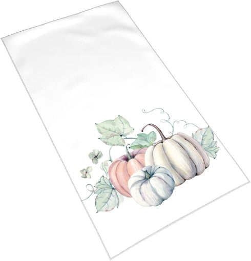 DADABULIU Hand Towel Pumpkin - Autumn Fall Face Washcloths, 27.5 x 15.7 Inch Microfiber Quick Dry Kitchen Cloth