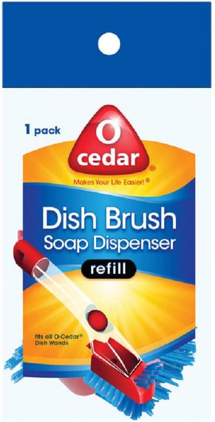 O-Cedar Replacement Dish Brush Heads - 3.6 in. W Structural Foam