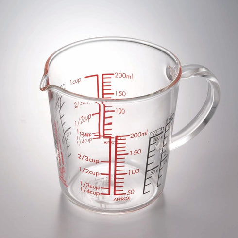 Hario 200ml Heatproof Glass Measuring Cup with Handle