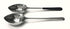 G.E.T. Enterprises 8 oz. Stainless Steel Solid Spoon, Cool-Grip Handle, Dishwasher Safe