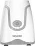 Sencor Smoothie Blender, Portable Personal Blender for Fitness Shakes, Extra Blender Cup and Lid, 300w WHITE