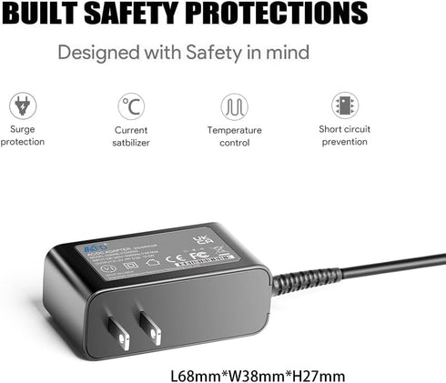 KFD 31V AC Adapter for BuTure JR400 JR500 JR600 VC40 VC50 Vacuum Cleaner Charger, MOOSOO K23 K20