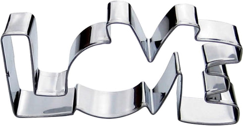 LOVE Sign Cookie Cutter, Premium Food-Grade Stainless Steel, Dishwasher Safe