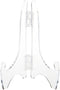 Plymor Clear Acrylic Adjustable Folding Display Easel, 9" H x 6" D for 14" Plates
