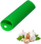Sinnsally Garlic Peeler Skin Remover - Easy Quick Garlic Cloves Peeling Tool with Silicone Tube Roller (Green)