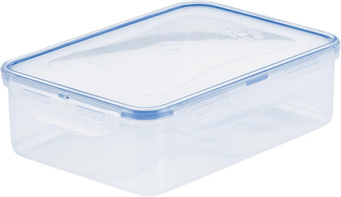 LOCK & LOCK Easy Essentials Food Storage Containers, BPA Free, 54 Ounce, Clear