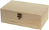 Zhou Pine Wood Storage Box - Natural DIY Accessories Set with Hinged Lid, Perfect for Art Lovers and Family Collections