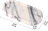 HESHIBI Countertop 10" 5" 0.6") Oval Marble Bathroom Vanity Tray, Natural Luxury Marble Home Kitchen Bathroom Table