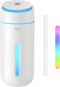 400ML Small Humidifiers for Bedroom Nightstand - USB Cool Mist Humidifier, Easy Clean Travel Mini Portable