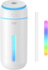 400ML Small Humidifiers for Bedroom Nightstand - USB Cool Mist Humidifier, Easy Clean Travel Mini Portable