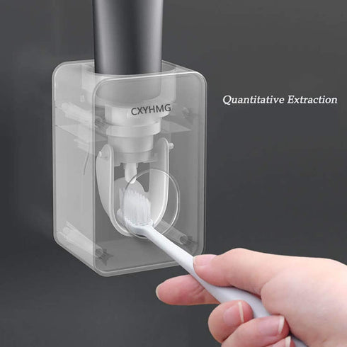 Toothpaste Dispenser, 2 PCS Automatic Toothpaste Squeezer for Kids & Family, Wall Mount Bathroom Accessories