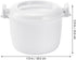 UPKOCH Rice Cooker Plastic Microwave Cookware, Non-Stick Pot, Veggie Steamer, Pasta Cooker, Travel Large
