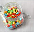 Encheng 16 oz Glass Jars with Airtight Lids, Leak Proof Rubber Gasket, 6 Pack Wide Mouth Mason Jars for Kitchen