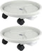 10 Inch Plant Caddy with Wheels & Water Container, 10.4" Round Plant