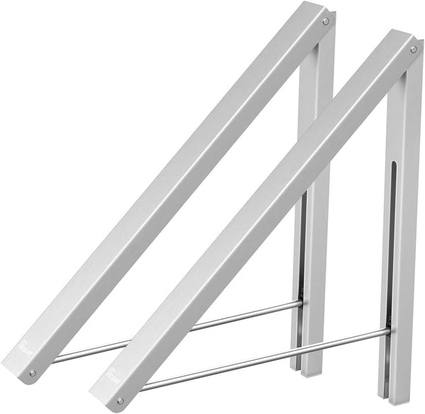 Wall Mounted Drying Rack Clothes Hanger, Folding Wall Coat Racks, Aluminum Home Storage Organizer