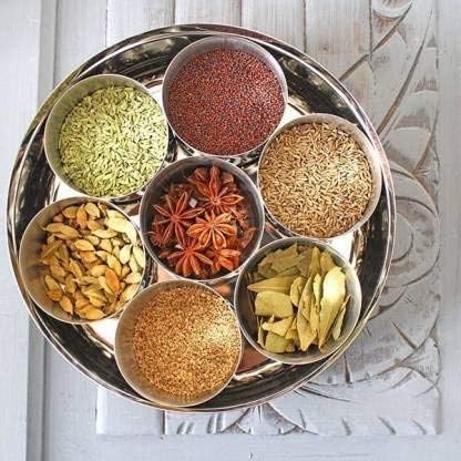 7 2 9 9 Inches Mother's Day Gifts Stainless Steel Spice Container Masala Box Containers and Small Spoon Masala Box
