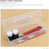EXCEART 4pcs 12'' Plastic Storage Box for Art & Craft Supplies with Handle, Small Translucent Storage Box