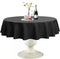 Softalker Round Tablecloth, Waterproof & Stain Resistant, 60 inch, Black
