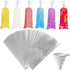 DHYLRICHER 250 Pcs Disposable Ice Lolly Molds Plastic Freeze Pop Bags with Silicone