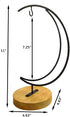 YY YEARCHY Ornament Display Stand Holder for Home Wedding Decoration, Iron Pot Hook Stand for Hanging Glass Globe