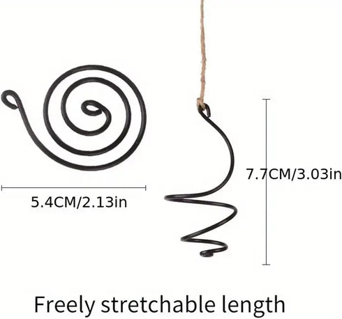 Nwsrayu 6 set pcs Hanging Air Plant Holder Air Plant Hanger with Jute Ropes, Soilless Air Plant Stand Tillandsia