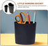 NUOBESTY Hanging Cup Holder Utility Rolling Cart Organizer, 4Pcs Makeup Pencil Holder for Art Craft Supplies Storage