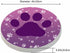 Pznen 2 Pack Accessories,Set 2 Big Dog Paw Coasters for Drinks Little Animal Puppy Cat Kitten Paws Print Design