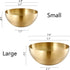 Stainless Steel Mixing Bowls Set of 2, Nesting Salad Bowls for Cooking, Baking, Prepping, Small & Large - 5.9 & 7.9 Inch