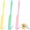 3pcs Silicone Jar Spatula Set, Heat Resistant Kitchen Spatulas for Mixing Batter and Spreading Cake Cream