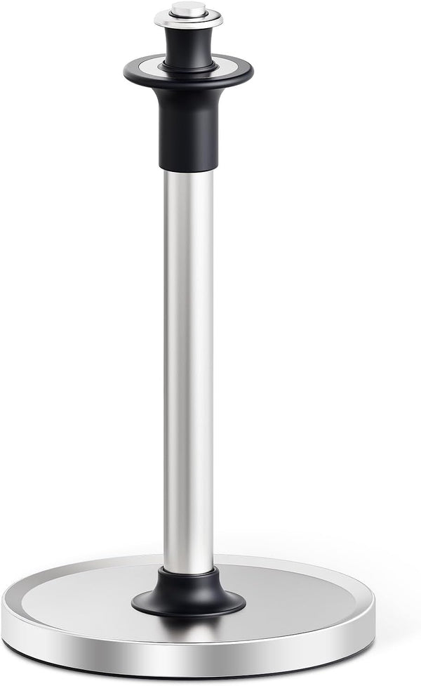 VEHHE Paper Towel Holder Countertop with Unique Damping Spring Structure for One-Handed Tearing