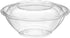 Comfy Package [24 oz. - 50 Count Clear Plastic Salad Bowls with Lids, Disposable Containers for Takeout & Meal Prep
