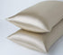Lanest Housing Satin-Silk Pillowcase Queen, Beige Satin Pillowcase for Hair and Skin, Super Soft, Cooling