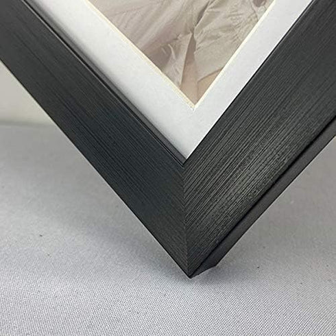 Giftgarden 4x6 Picture Frame Set of 4, 5x7 Frames Matted for 4x6 Pictures or 5x7 Photos, Black Wall Hanging or Tabletop