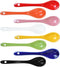 8 Color Porcelain Egg Spoons, Ceramic Spoons, 4.7 inch for Coffee, Dessert, Yogurt, Tea