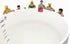 Ipetboom 8Pcs Wine Glass Markers, Random Style Cup Ornaments, Action Figurines Doll Wine Charms